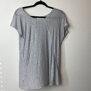 Sigrid Olsen Short Sleeve Striped T-shirt